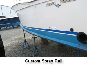 Oceana Boatworks - Port Side Custom Spray Rail